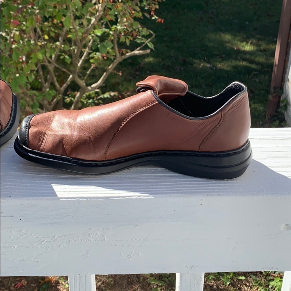 Rieker Antistress lace-up leather two tone loafers 6.5 - Picture 3 of 7